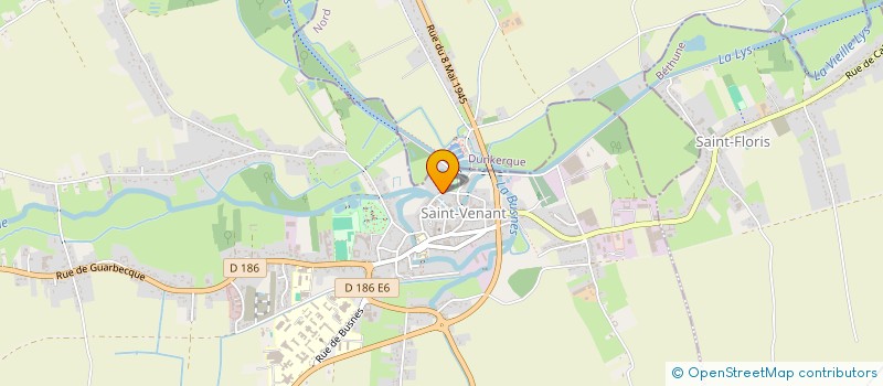 localisation de l'entreprise CONSEIL AVENIR PREVENTION BTP FORMATION  SAINT-VENANT