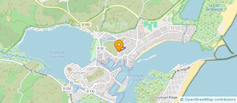 localisation de l'entreprise CONSEIL B MARIELLE  GRUISSAN