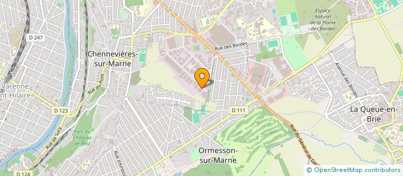 localisation de l'entreprise CONSEIL BUREAUTIQUE SERVICE à CHENNEVIERES-SUR-MARNE