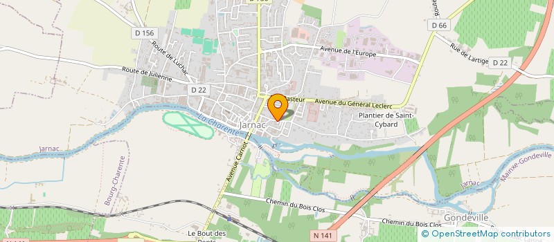 localisation de l'entreprise CONSEIL CHAPE SERVICE à JARNAC