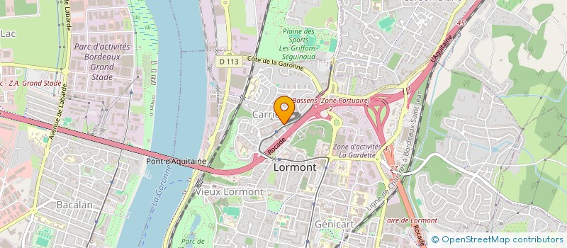 localisation de l'entreprise CONSEIL CITOYEN DE CARRIET à LORMONT