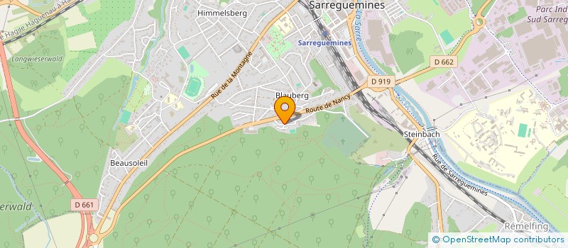 localisation de l'entreprise CONSEIL CITOYEN DE SARREGUEMINES VIEILLE-VILLE/VILLE HAUTE C.C.S VIEILLE-VILLE  SARREGUEMINES