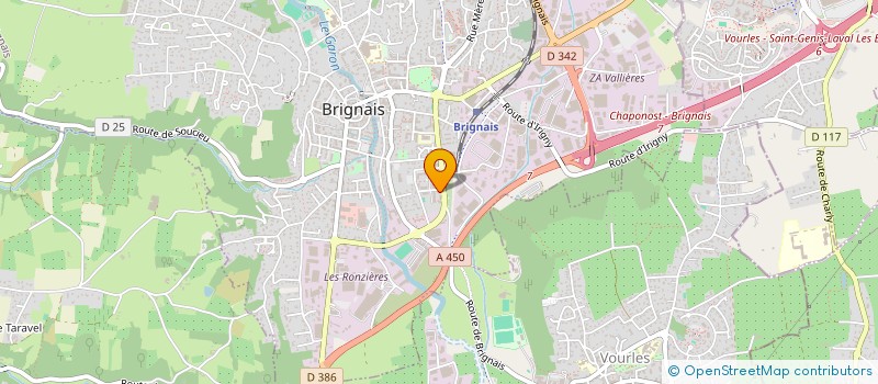 localisation de l'entreprise CONSEIL CITOYEN DES PEROUSES à BRIGNAIS