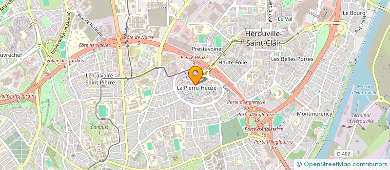 localisation de l'entreprise CONSEIL CITOYEN DU CALVAIRE SAINT PIERRE à CAEN