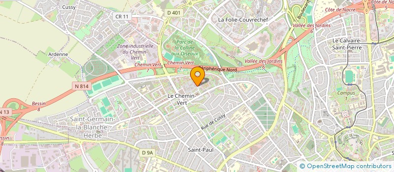 localisation de l'entreprise CONSEIL CITOYEN DU CHEMIN VERT à CAEN