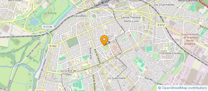 localisation de l'entreprise CONSEIL CITOYEN DU QUARTIER DE LA GUERINIERE  CAEN