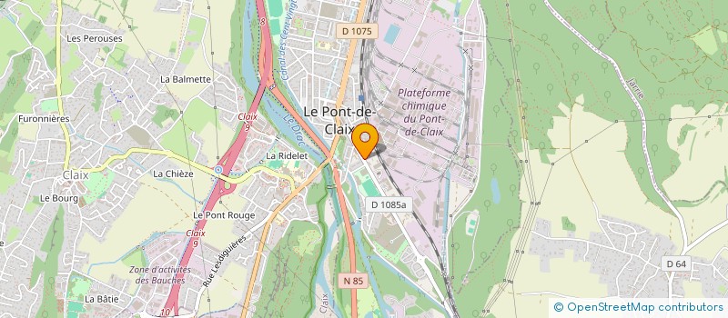 localisation de l'entreprise CONSEIL CITOYEN ILES DE MARS - OLYMPIADES  LE PONT-DE-CLAIX