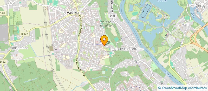 localisation de l'entreprise CONSEIL CITOYEN LES TOUPETS - COTE DES CARRIERES DITE D'UN TROTTOIR A L'AUTRE à VAUREAL