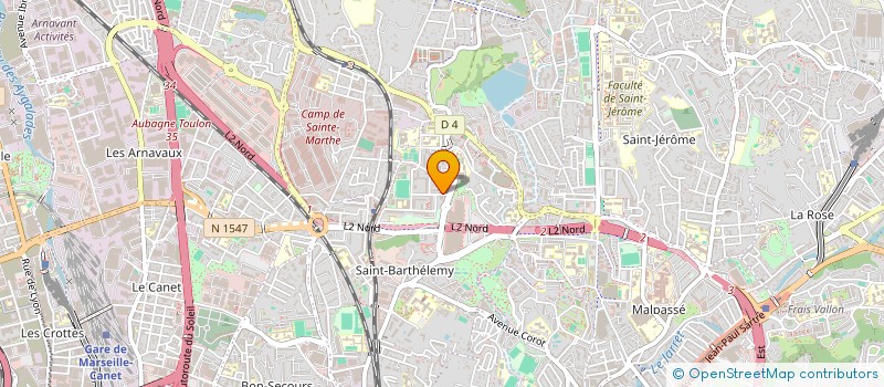 localisation de l'entreprise CONSEIL CITOYEN SECTEUR DU 13EME ET 14EME ARRONDISSEMENT MARSEILLE CENTRE à MARSEILLE