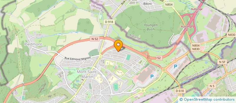 localisation de l'entreprise CONSEIL CITOYEN VAL-SAINT-MARTIN  MONT-SAINT-MARTIN