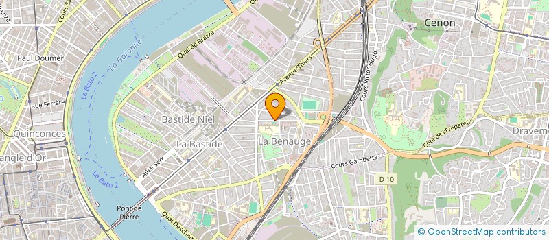 localisation de l'entreprise CONSEIL & CO  BORDEAUX