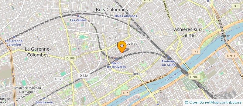 localisation de l'entreprise CONSEIL COM à COURBEVOIE