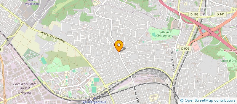 localisation de l'entreprise CONSEIL & CONSOR  ARGENTEUIL