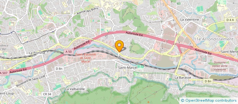 localisation de l'entreprise CONSEIL COURTAGE ASSURANCES à MARSEILLE