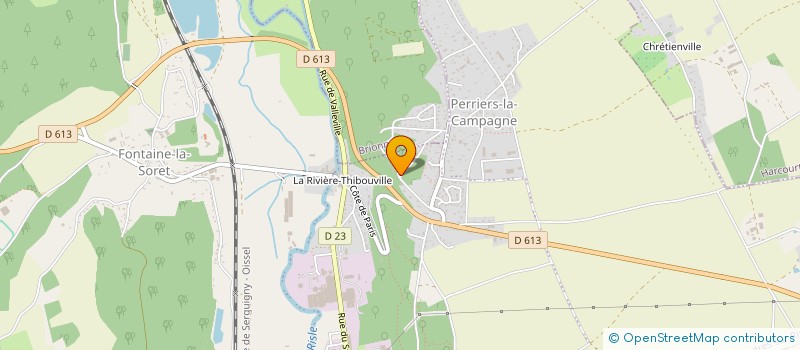 localisation de l'entreprise CONSEIL COURTAGE COMMUNICATION ET BATIMENT  NASSANDRES SUR RISLE