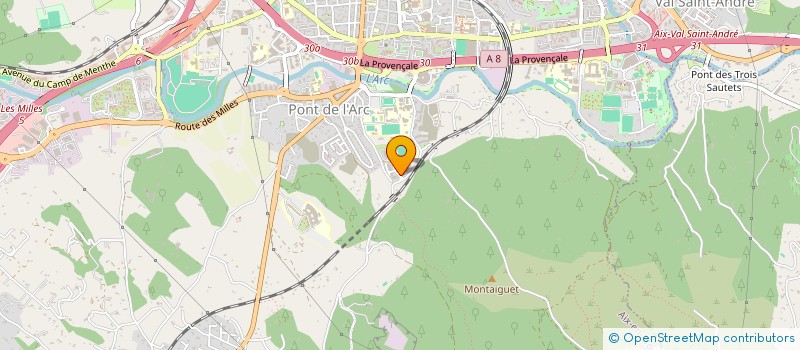 localisation de l'entreprise CONSEIL COURTAGE GESTION à AIX-EN-PROVENCE