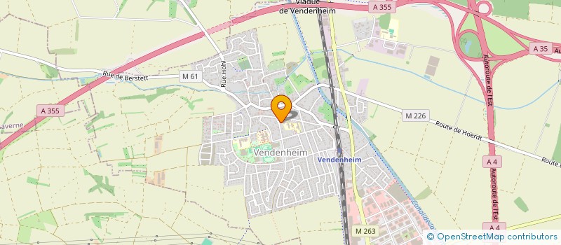 localisation de l'entreprise CONSEIL CREATION ASSISTANCE PLUS  VENDENHEIM