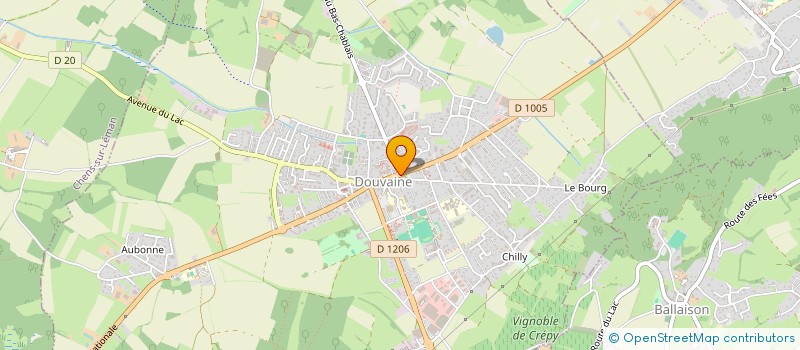 localisation de l'entreprise CONSEIL CREDITS GENEVOIS à DOUVAINE