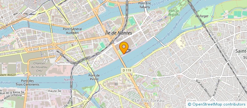 localisation de l'entreprise CONSEIL CYNEGETIQUE REGIONAL PAYS LOIRE  NANTES