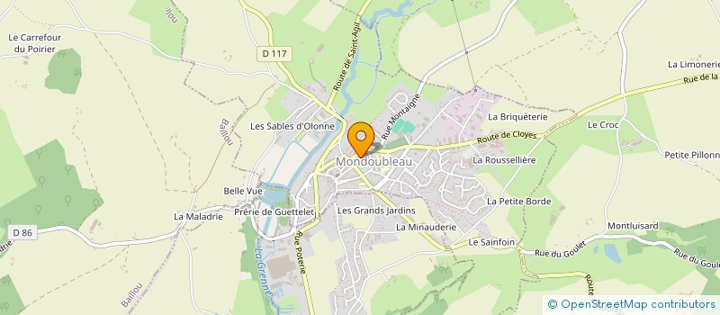 localisation de l'entreprise CONSEIL D'ADMINISTRATION DE L'EHPAD  MONDOUBLEAU