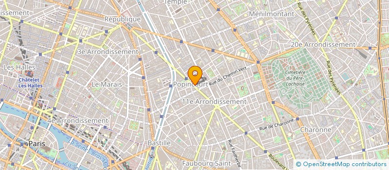 localisation de l'entreprise CONSEIL D'ENTREPRISE  PARIS