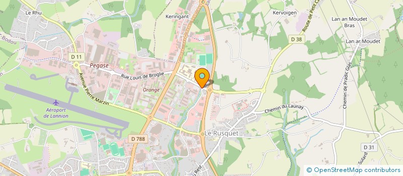 localisation de l'entreprise CONSEIL DE DEVELOPPEMENT DE LANNION-TREGOR COMMUNAUTE  LANNION