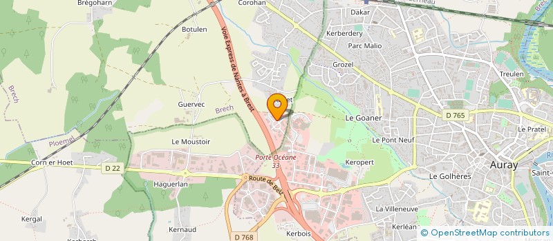 localisation de l'entreprise CONSEIL DE DEVELOPPEMENT DU PAYS D AURAY à AURAY