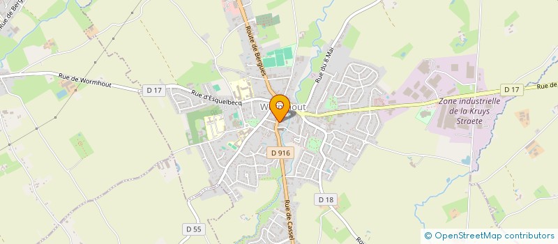 localisation de l'entreprise CONSEIL DE DEVELOPPEMENT DU PAYS DES MOULINS DE FLANDRE  WORMHOUT