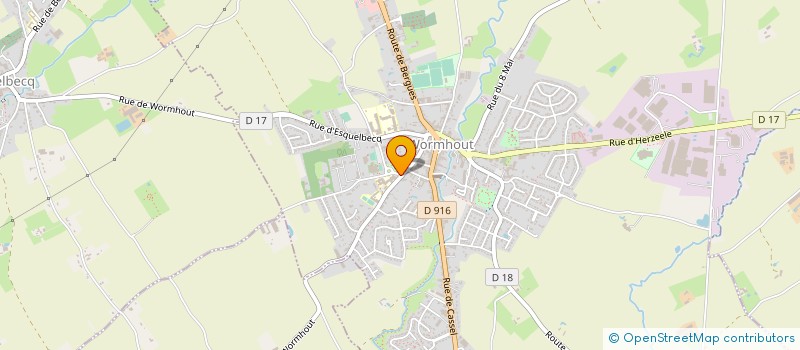 localisation de l'entreprise CONSEIL DE DEVELOPPEMENT DU PAYS DES MOULINS DE FLANDRE  WORMHOUT