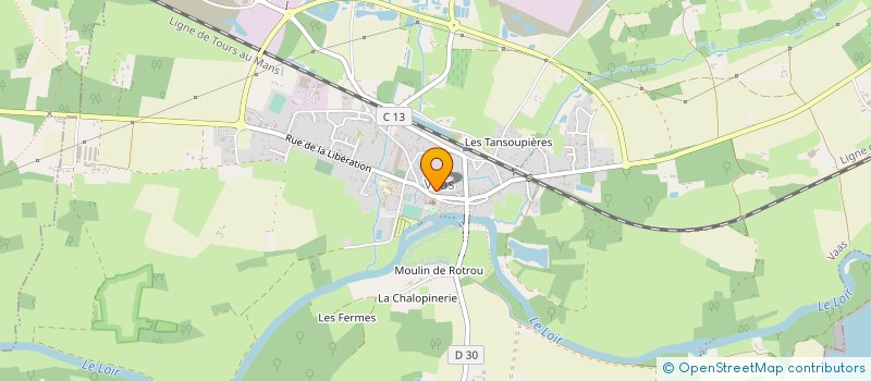 localisation de l'entreprise CONSEIL DE DEVELOPPEMENT DU PAYS VALLEE DU LOIR à VAAS