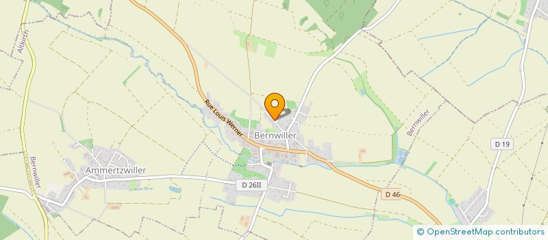 localisation de l'entreprise CONSEIL DE FABRIQUE  BERNWILLER