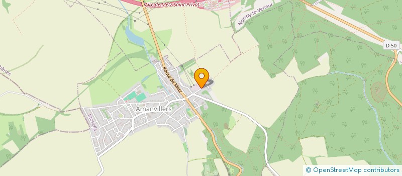 localisation de l'entreprise CONSEIL DE FABRIQUE  AMANVILLERS