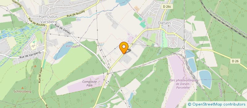 localisation de l'entreprise CONSEIL DE FABRIQUE DE DIESEN  PORCELETTE