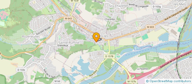 localisation de l'entreprise CONSEIL DE FABRIQUE DE L'EGLISE DE MOULINS LES METZ  MOULINS-LES-METZ