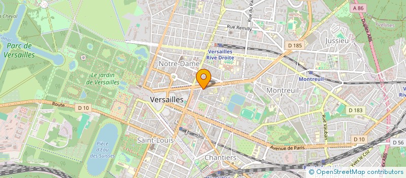 localisation de l'entreprise CONSEIL DE FAMILLE à VERSAILLES