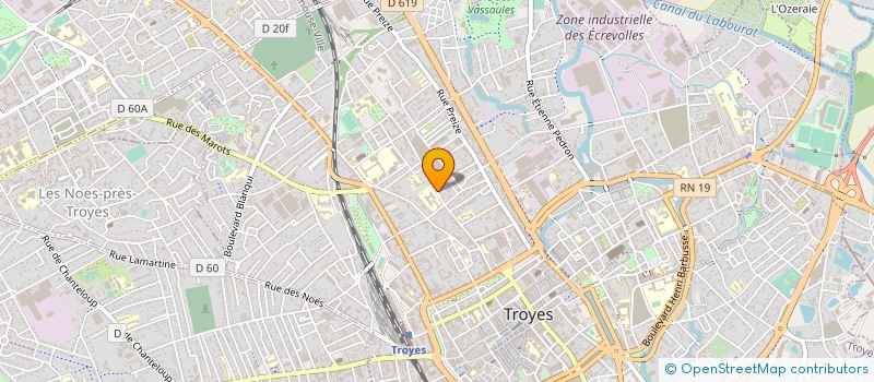 localisation de l'entreprise CONSEIL DE L'ORDRE DES CHIRURGIENS DENTISTES DE L'AUBE à TROYES