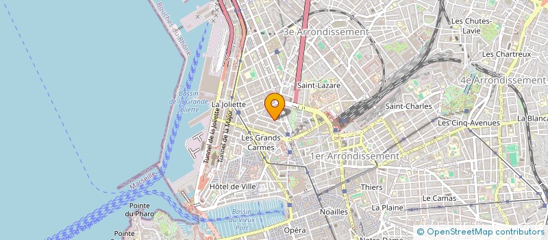 localisation de l'entreprise CONSEIL DE LA COMMUNAUTE ALGERIENNE DE LA REGION PACA à MARSEILLE