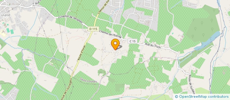 localisation de l'entreprise CONSEIL DE PARENTS D ELEVES  SAINT-LOUBES