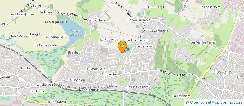 localisation de l'entreprise CONSEIL DE PARENTS D'ELEVES DES ECOLES LAIQUES DE LA CHABOSSIERE COUERON à COUERON