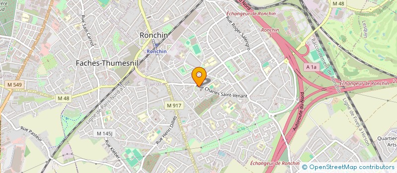 localisation de l'entreprise CONSEIL DE PARENTS D'ELEVES DU COLLEGE GERNEZ RIEUX  RONCHIN