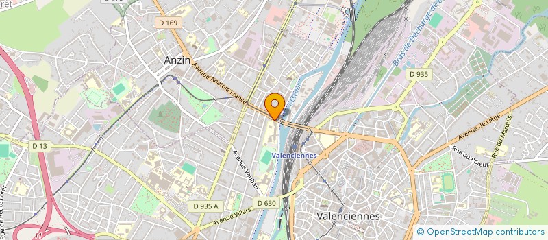 localisation de l'entreprise CONSEIL DE PARENTS D'ELEVES DU LYCEE DE L'ESCAUT  VALENCIENNES