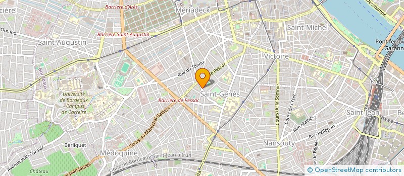 localisation de l'entreprise CONSEIL DE PARENTS D'ELEVES DU LYCEE FRANCOIS MAGENDIE  BORDEAUX