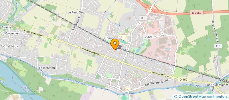 localisation de l'entreprise CONSEIL DE PARENTS D'ELEVES F.C.P.E DU COLLEGE ET DES ECOLES PRIMAIRES ET MATERNELLES DE CHECY à CHECY
