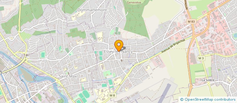 localisation de l'entreprise CONSEIL DE QUARTIER DES HAUTS D'ESSEY  ESSEY-LES-NANCY