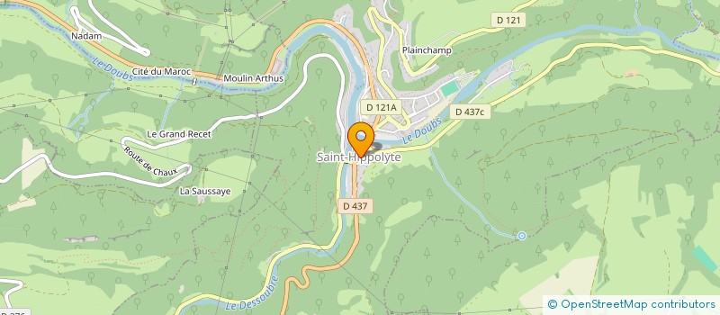 localisation de l'entreprise CONSEIL DECO  SAINT-HIPPOLYTE