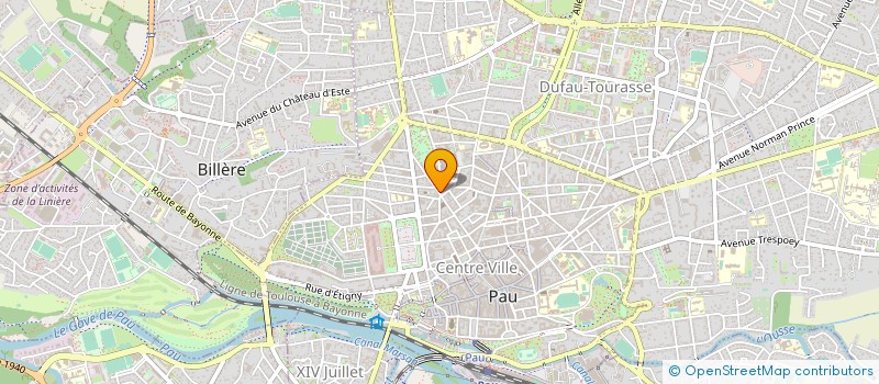 localisation de l'entreprise CONSEIL DEP ASSO FAMIL LAIQUES PYRENEES à PAU
