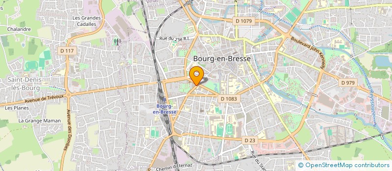localisation de l'entreprise CONSEIL DEP DE L'ACCES AU DROIT à BOURG-EN-BRESSE