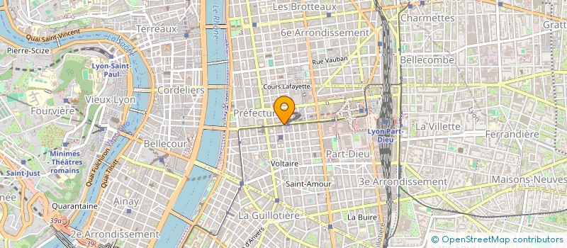 localisation de l'entreprise CONSEIL DEP DE L'ACCES AU DROIT à LYON