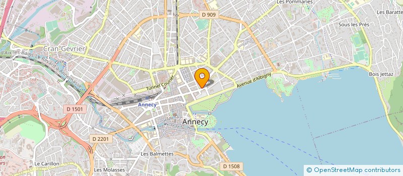 localisation de l'entreprise CONSEIL DEP DE L'ACCES AU DROIT à ANNECY