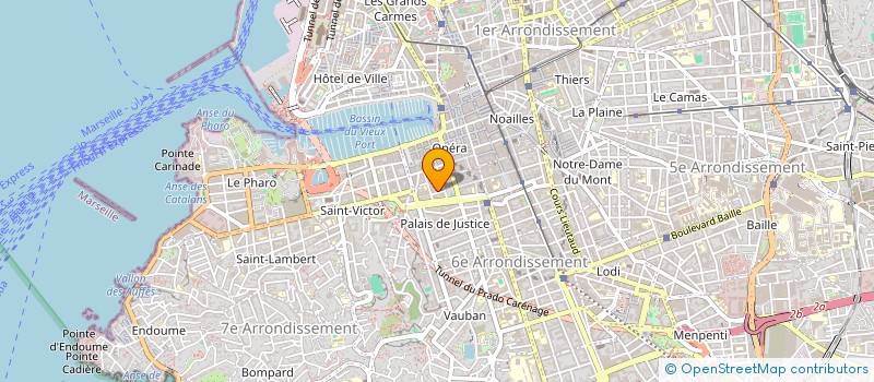 localisation de l'entreprise CONSEIL DEP DE L'ACCES AU DROIT à MARSEILLE
